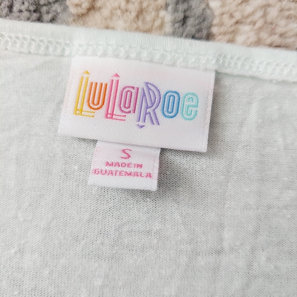 NWT LulaRoe Irma Mint Tunic Top Short Sleeve S - Picture 4 of 7